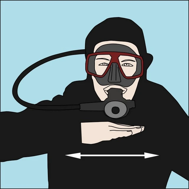 Low on Air Hand Signal